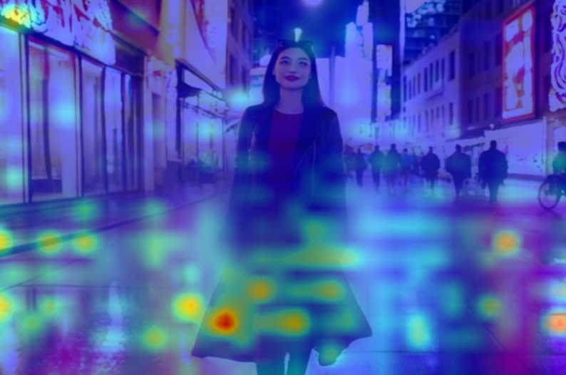 Frame 3 saliency overlay